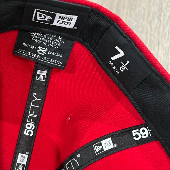 Phillies P 59FIFTY 7 1/8 Official MLB Like New New Era Structured Fitted Hat Cap - Picture 11 of 11